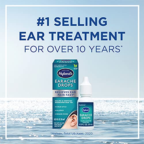 Ear Drops for Swimmers Ear and Allergy Relief for Kids and Adults by Hyland's...