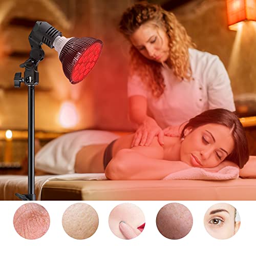 HYUNLAI Red Light Devices with Stand(30"-82"Height Adjustment),Lamp in Deep R...