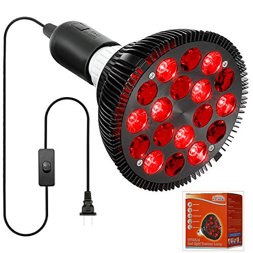 HYUNLAI Red Light Therapy Lamp in Deep Red 660nm Near Infrared 850nm Red Ligh...