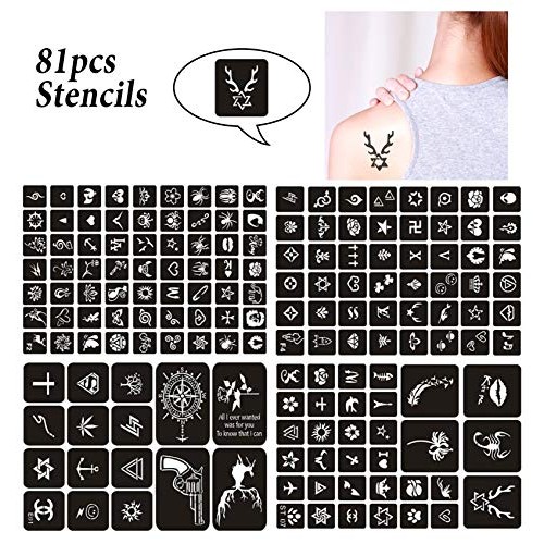4 Pack Temporary Tattoo Kit, Semi Permanent Tattoo, Temporary Tattoo Ink with...