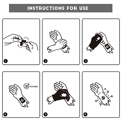 4 Pack Temporary Tattoo Kit, Semi Permanent Tattoo, Temporary Tattoo Ink with...