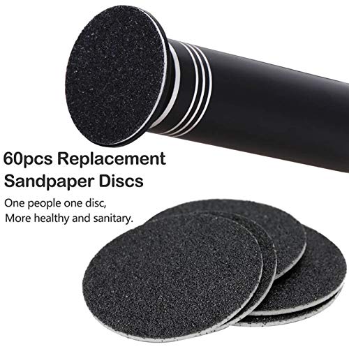 Upgraded Electric Callus Remover (Speed Adjustable) with 60pcs Replacement Sa...