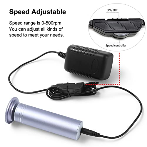 Upgraded Electric Foot Sander Callus Remover (Speed Adjustable) with 60pcs Re...