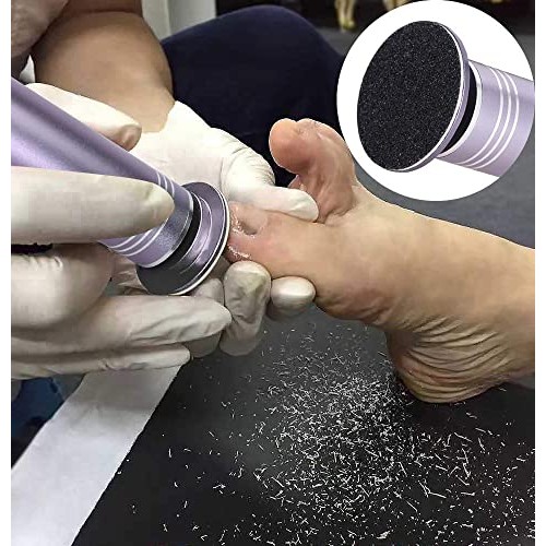 Upgraded Electric Foot Sander Callus Remover (Speed Adjustable) with 60pcs Re...