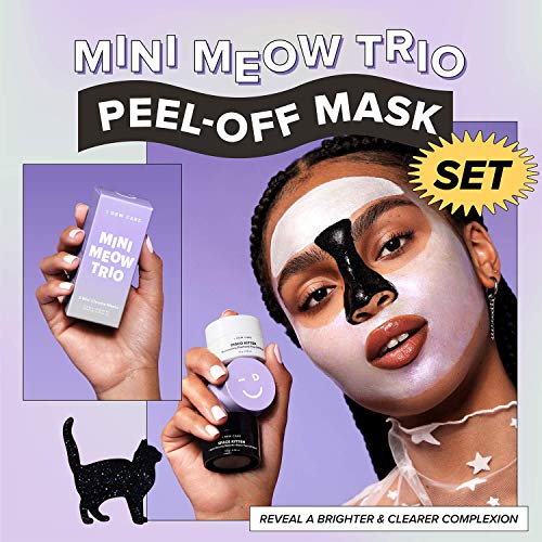 I DEW CARE Mini Meow Trio | Peel Off Face Mask Set: Hydrating, Illuminating, ...