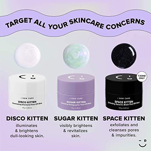 I DEW CARE Mini Meow Trio | Peel Off Face Mask Set: Hydrating, Illuminating, ...