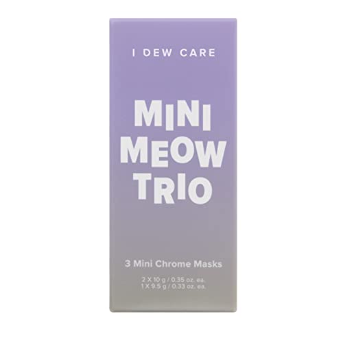 I DEW CARE Mini Meow Trio | Peel Off Face Mask Set: Hydrating, Illuminating, ...