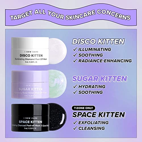 I DEW CARE Mini Meow Trio | Peel Off Face Mask Set: Hydrating Mask, Illuminat...
