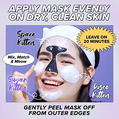 I DEW CARE Mini Meow Trio | Peel Off Face Mask Set: Hydrating Mask, Illuminat...