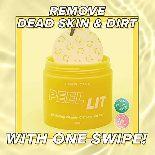 I DEW CARE Peel Lit Citric Acid Peel Pads | Exfoliating Vitamin C Treatment P...
