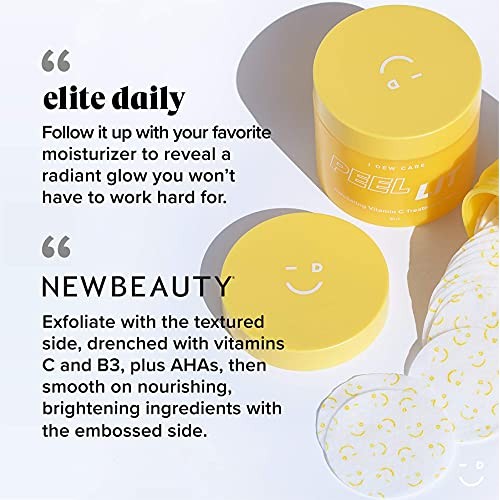 I DEW CARE Peel Lit Citric Acid Peel Pads | Exfoliating Vitamin C Treatment P...