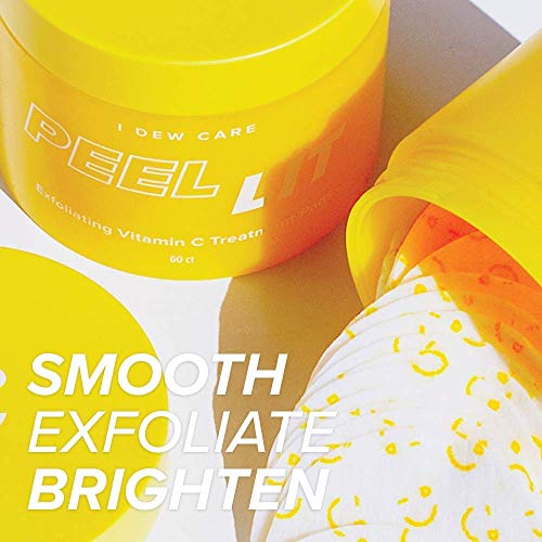 I DEW CARE Peel Lit Citric Acid Peel Pads | Exfoliating Vitamin C Treatment P...