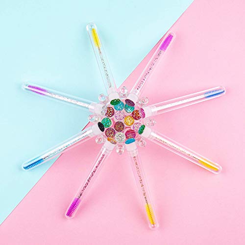 i-Laesh 50 Pcs Lash Brush Eyelash Brushes for Eyelash Extensions Spoolies Cle...