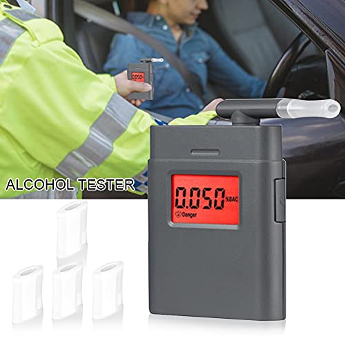 iayokocc Breathalyzer, Professional Personal Alcohol Tester with 5 Mouthpiece...