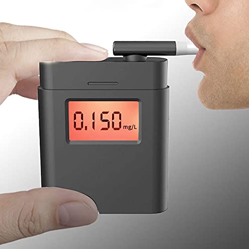iayokocc Breathalyzer, Professional Personal Alcohol Tester with 5 Mouthpiece...