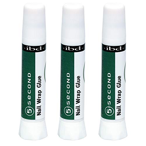 5 Second Nail Wrap Glue, Fix Splits, Cracks On Natural Nails and Full Cover N...