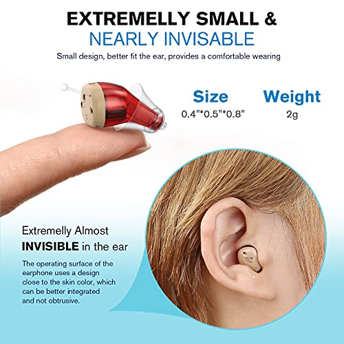 iBstone Rechargeable Hearing Amplifier to Aid Adults Seniors Hearing, Complet...