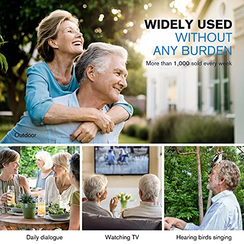 iBstone Rechargeable Hearing Amplifier to Aid Adults Seniors Hearing, Complet...