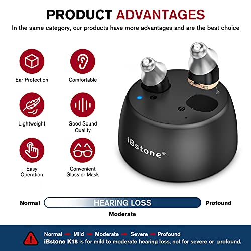 [New Release] iBstone Rechargeable Hearing Amplifier to Aid Adults Seniors He...