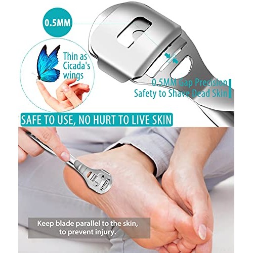 15Pcs Callus Shaver, Callus Remover for Feet, Heel Hard Skin, Corn Callous Re...