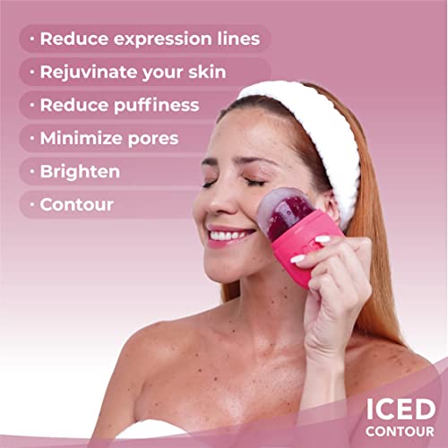 Iced Contour Ice Roller for Face, Ice Face Roller for Eyes, Neck and Cold The...