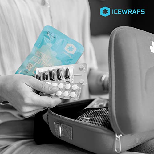 ICEWRAPS 4”x7” Instant Ice Packs for Injuries - 50 Count Bulk Emergency Singl...