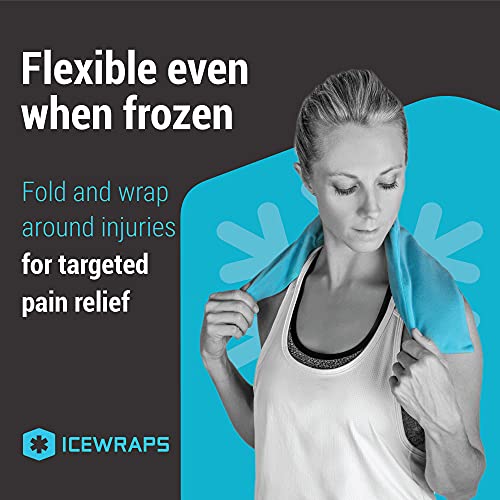 IceWraps Cold Therapy Clay Pack with Cover (Extra Large 7”x28”) | Clay Ice Pa...