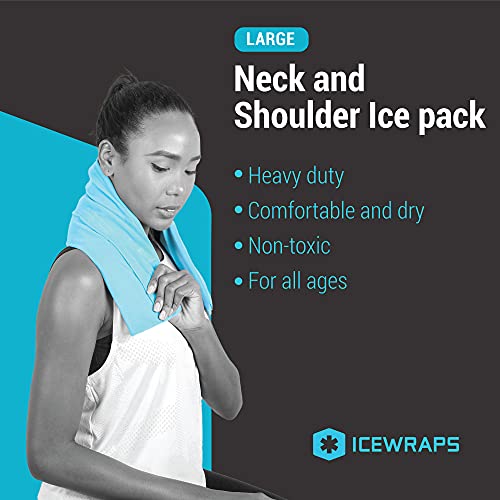 IceWraps Cold Therapy Clay Pack with Cover (Extra Large 7”x28”) | Clay Ice Pa...