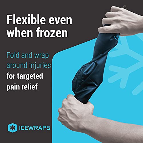 IceWraps Cold Therapy Clay Pack with Cover (Oversized 12”x21”) | Clay Ice Pac...