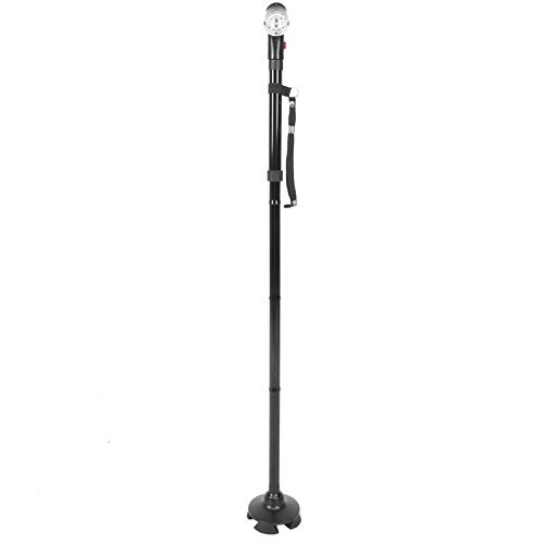 Ichiias Comfortable Walking Stick with Light Aluminum Alloy Walking Stick Con...