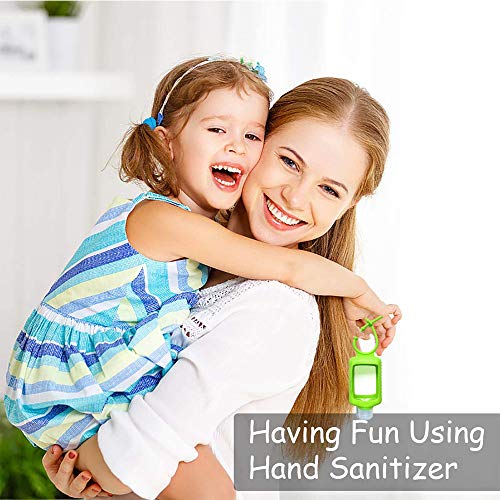 Choeeu 4 Pack Travel Size Plastic Clear Bottles w/Silicone Sleeve Refillable ...