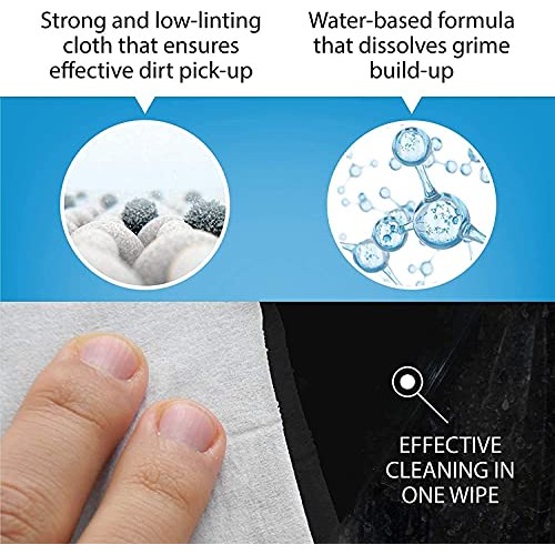 iCloth Screen Cleaning Wipes [7.2 x 5 Inches - 24 Wipes] Safe for All Screens...