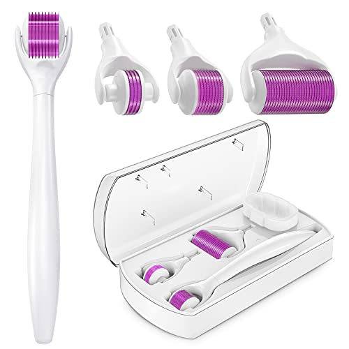 Derma Roller Skin Dermaroller Microneedle: Skin Rollers Micro Needle Kit 0.25...