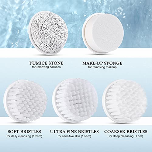 Only Compatible with P2017 7 IN 1 Facial Cleansing Brush Replacement Heads wi...
