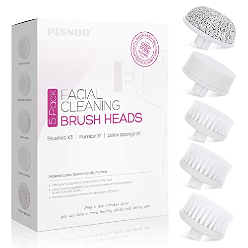 Only Compatible with P2017 7 IN 1 Facial Cleansing Brush Replacement Heads wi...