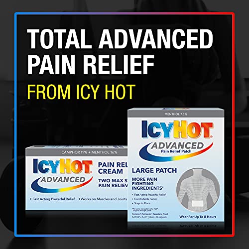Icy Hot Advanced Relief Pain Relief Patch (Pack of 5)