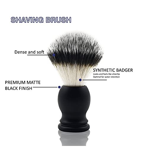 IDALIO® Shaving kit for Men Double Edged Safety Razor Gift Set with Shaving B...