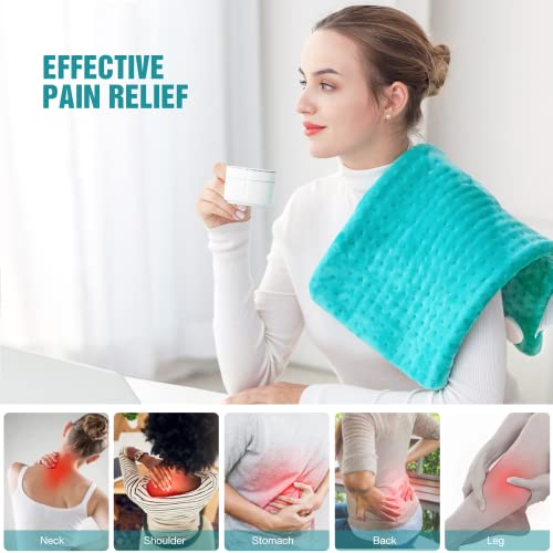 Heating Pad for Back Pain Relief, 12x24" Electric Heat Pad for Neck Shoulders...