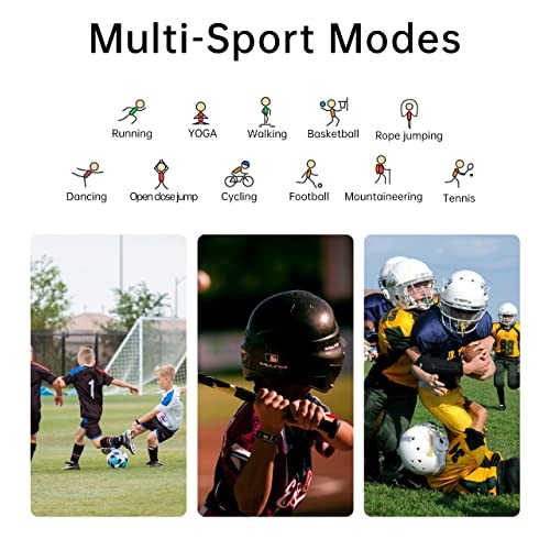 Fitness Tracker for Kids 5+, Activity Tracker with Blood Pressure Monitor Hea...