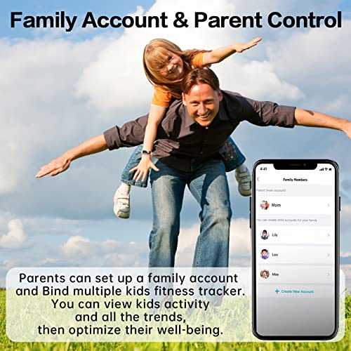 Fitness Tracker for Kids 5+, Activity Tracker with Blood Pressure Monitor Hea...