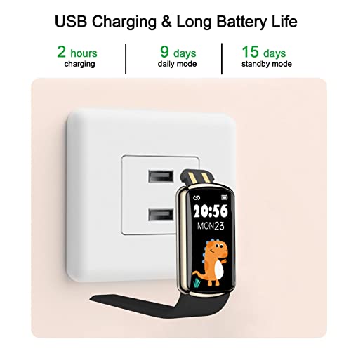 Fitness Tracker for Kids 5+, Activity Tracker with Blood Pressure Monitor Hea...