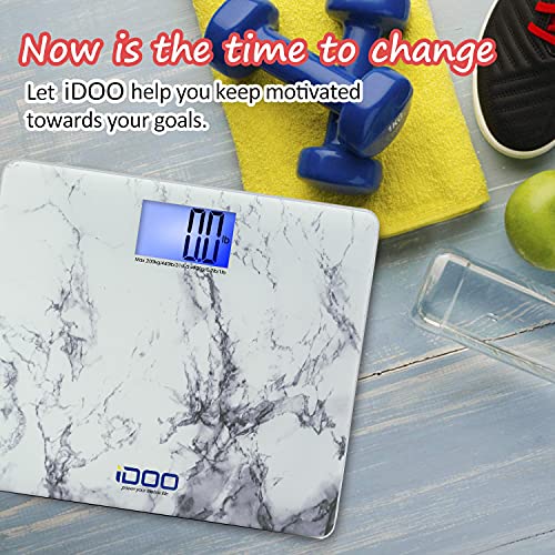 iDOO Bathroom Scale, Highly Accurate Smart Digital Body Weight Scale with Lar...
