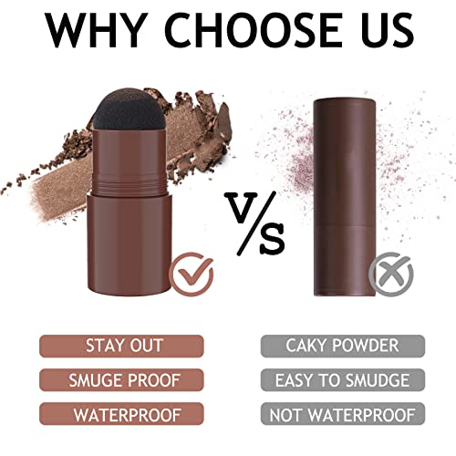 Eyebrow Stamp Stencil Kit, Eyebrow Definer with Brush and Trimmer, Waterproof...