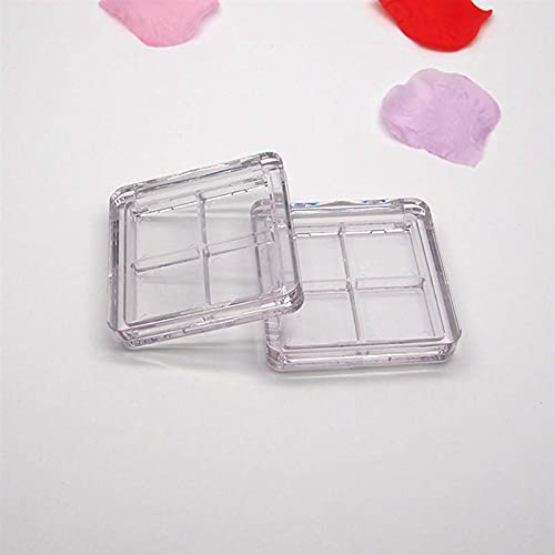 IETONE 10 Pcs Eyeshadow Distributing Palette, Empty Eyeshadow Dishes Square T...