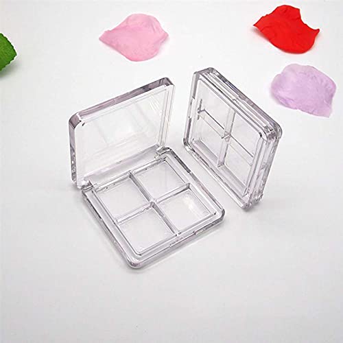 IETONE 10 Pcs Eyeshadow Distributing Palette, Empty Eyeshadow Dishes Square T...
