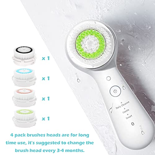 Ifaeveus Compatible with Facial Cleansing Brush Head Replacements, Facial Bru...