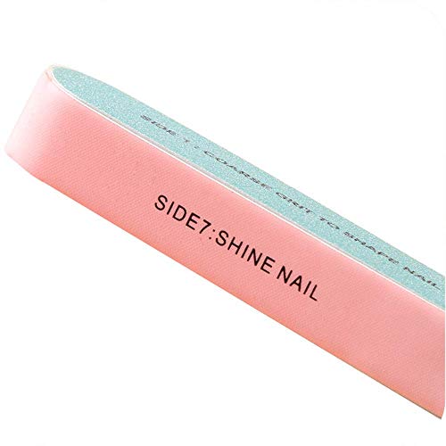 10 PCS IFUNSON Professional 7 Way Nail File and Buffers for Women Girls, Emer...