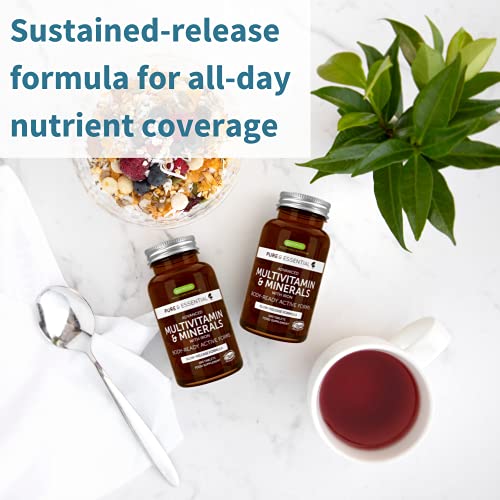 Pure & Essential Advanced Multivitamin & Minerals for Women with Iron, Sustai...