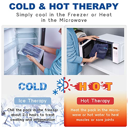 IGOHEALS Ice Pack for Injuries Reusable,Back Pain Relief Hot Cold Therapy Pac...