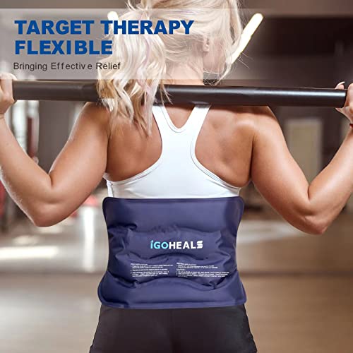 IGOHEALS Ice Pack for Injuries Reusable,Back Pain Relief Hot Cold Therapy Pac...